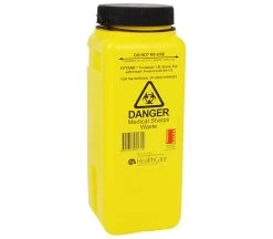 Sharps Container With Screw Lid And Insert 1.8L