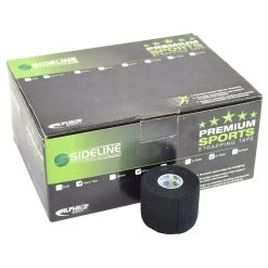 Sideline Hand Tear 5cm X 6.9m Black