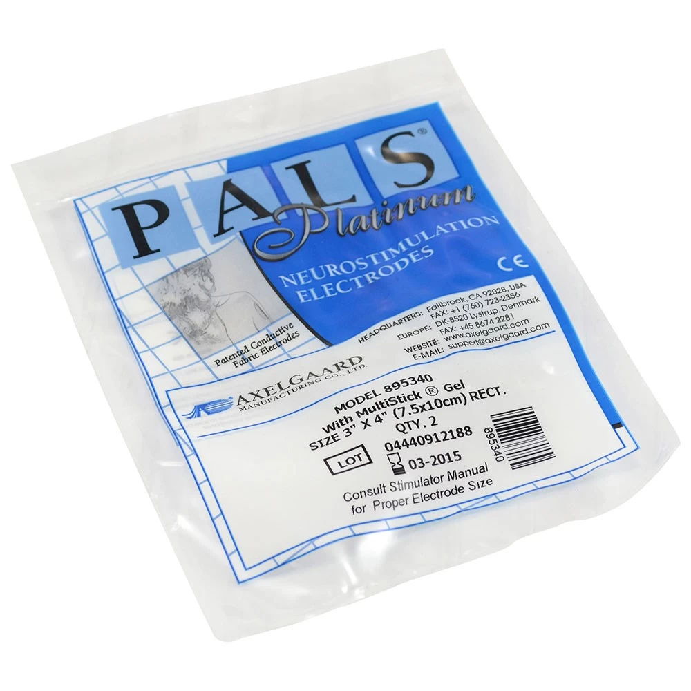 Pals Platinum Electrodes 7.5 X 10cm - Rectangle (2) - Image 2