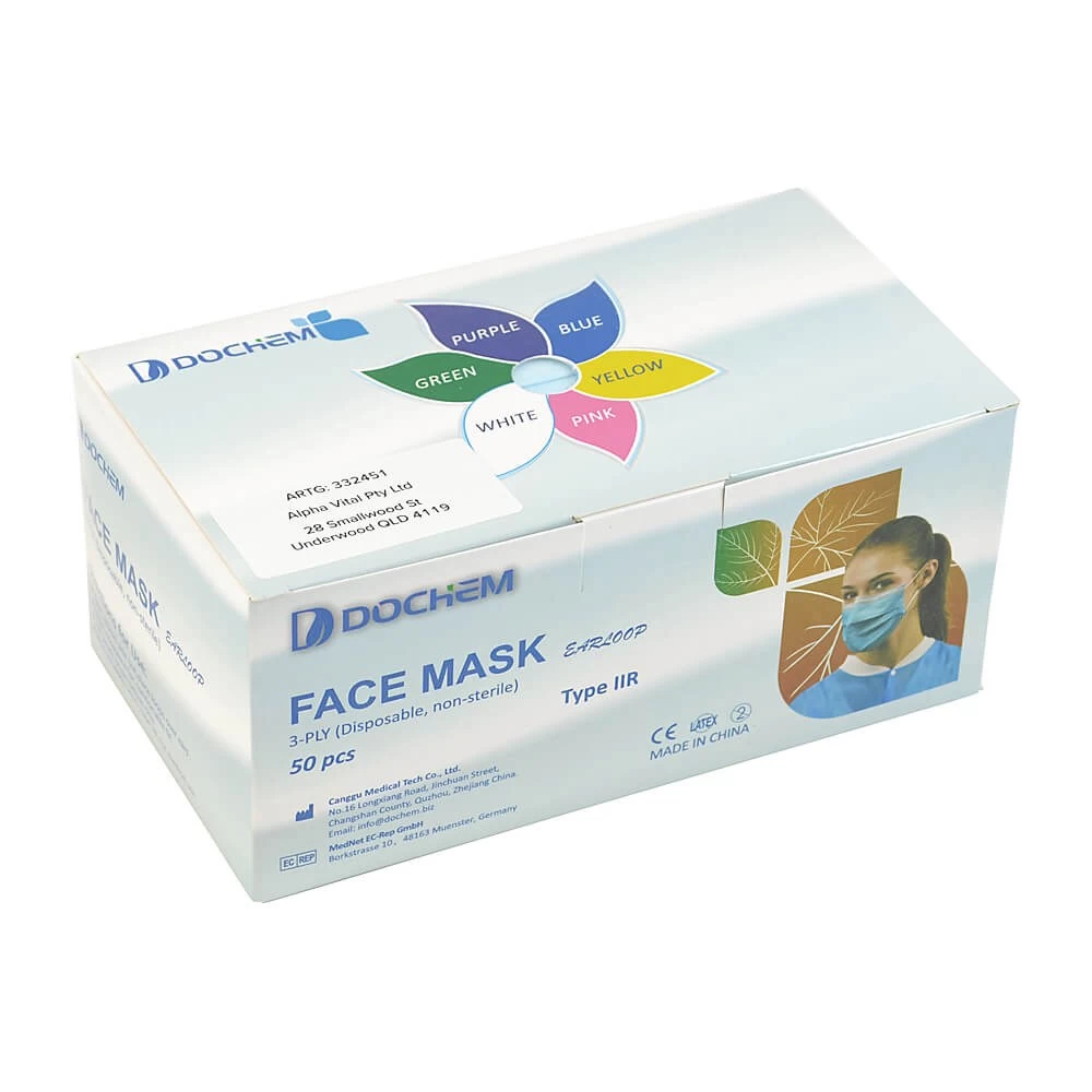 Face Mask With Earloops (50)