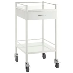 Pacific Medical Powder Coated Trolley [One Drawer]