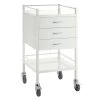 Pacific Medical Powder Coated Trolley [Three Drawers]