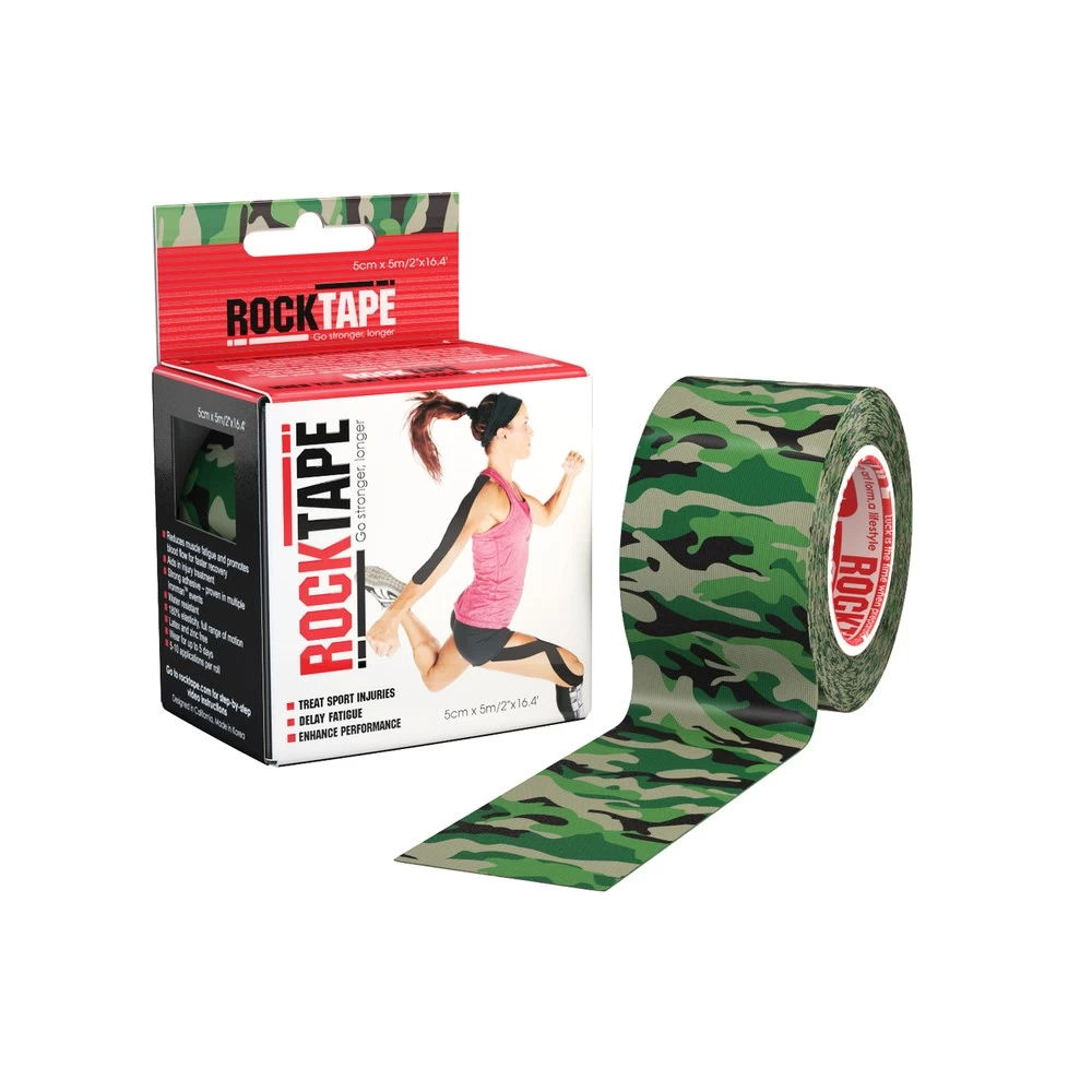 RockTape 5cm X 5m Camo Green